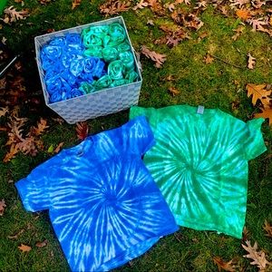 Tie dye shirts - handmade! Will never fade! Boys size medium